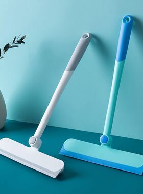 擦玻璃神器家用卫生间台面镜子硅胶刮水器刮刀双面清洁工具擦窗器