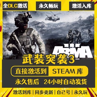 买一送一【武装突袭3】激活码CDKEY全DLC国区游戏入库全球激活