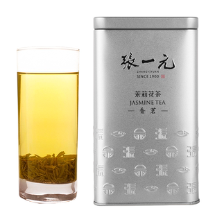张一元茶叶特级浓香茉莉花茶银桶香茗240g/罐新茶茉莉花茶
