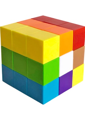 六面磁力方块单颗学具六面磁性正方体数字积木学而思单粒DIY材料