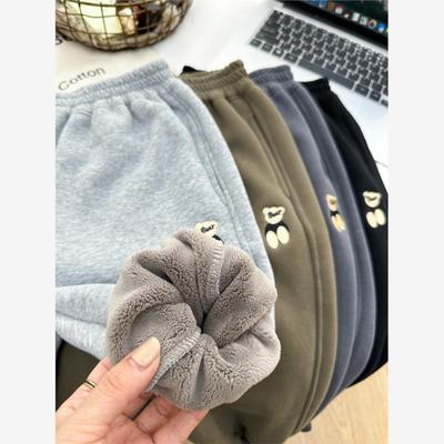 男童冬装加绒裤子2025新