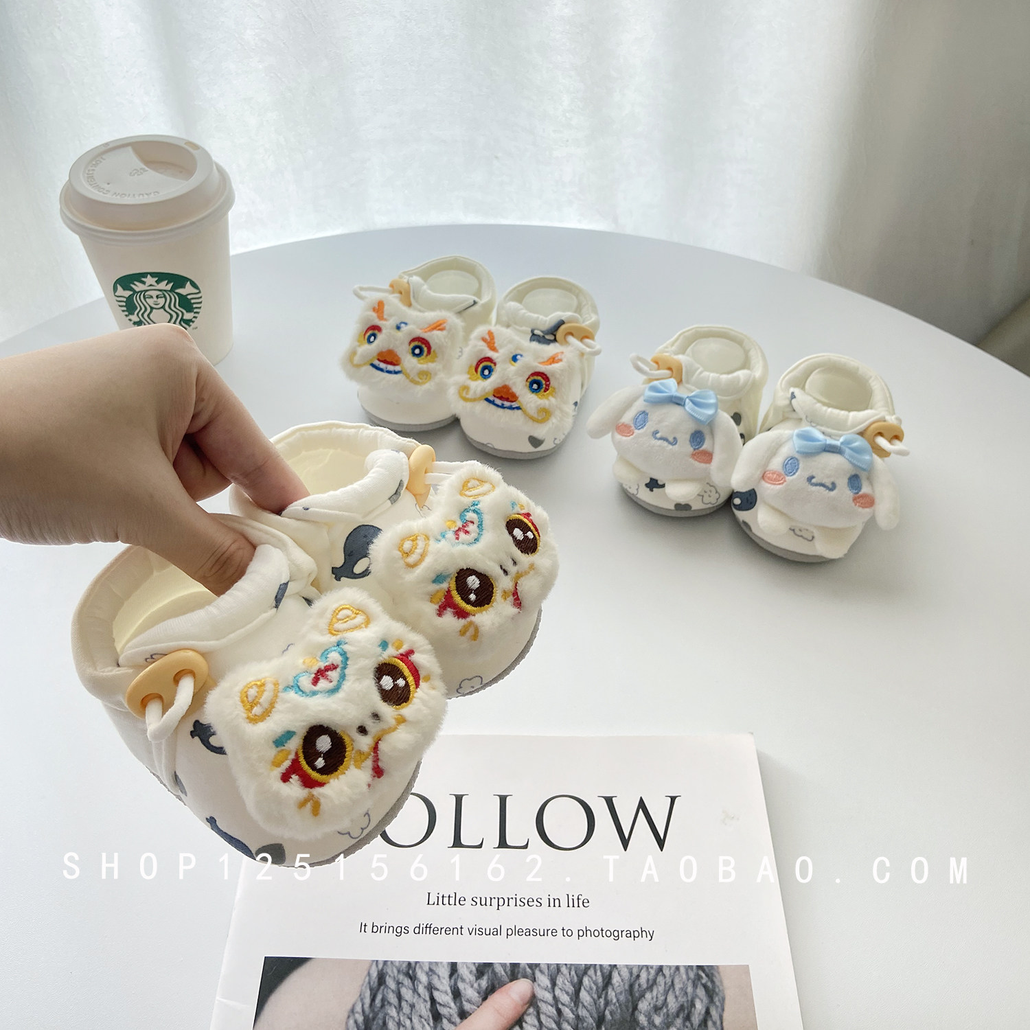 白色婴儿鞋子春秋款男女童小月龄婴幼儿宝宝袜鞋不掉跟学步鞋软底