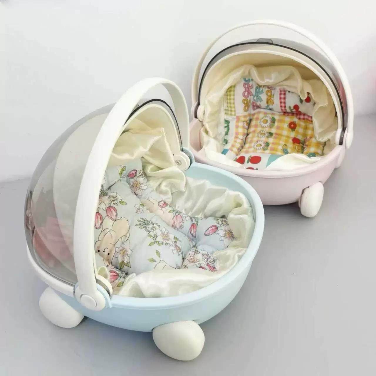 棉收花娃娃娃用纳盒娃床垫床品公仔玩偶bjd提篮摇篮推车花边垫,宠物/宠物食品及用品,猫狗垫子,淘宝优惠券,粉丝福利购,淘宝优惠卷