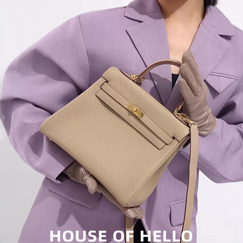 手工蜡线内缝凯莉包togo