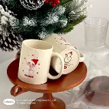 Nanza Little Rabbit Mark Cup Корейская маленькая тигровая пара стакана молоко желтая кофейная чашка Little Fresh in Новый год подарок