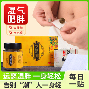 艾臍貼南師艾灸貼去艾草葉肚臍貼丸家用濕氣懶人南懷瑾旗艦店正品
