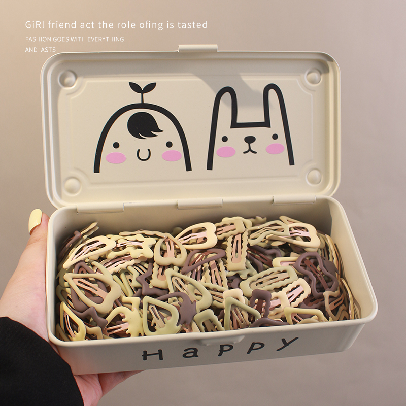简约奶茶色侧边发夹！girlfriend