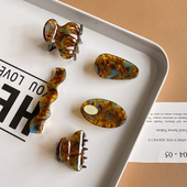 醋酸发夹高级感小夹子头饰侧边夹女2023新款 高端刘海夹前额一字夹