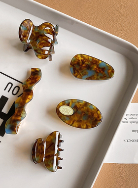 醋酸发夹高级感小夹子头饰侧边夹女2023新款高端刘海夹前额一字夹