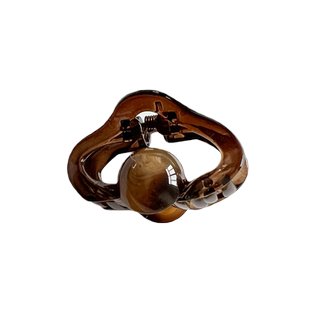 琥珀色小抓夹发饰小号迷你刘海夹侧边公主头小夹子头饰发夹半扎发