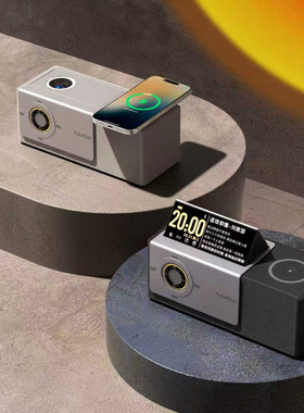 bulublue翻转屏悬浮歌词蓝牙音响新年情人节女生礼物高级氛围音箱