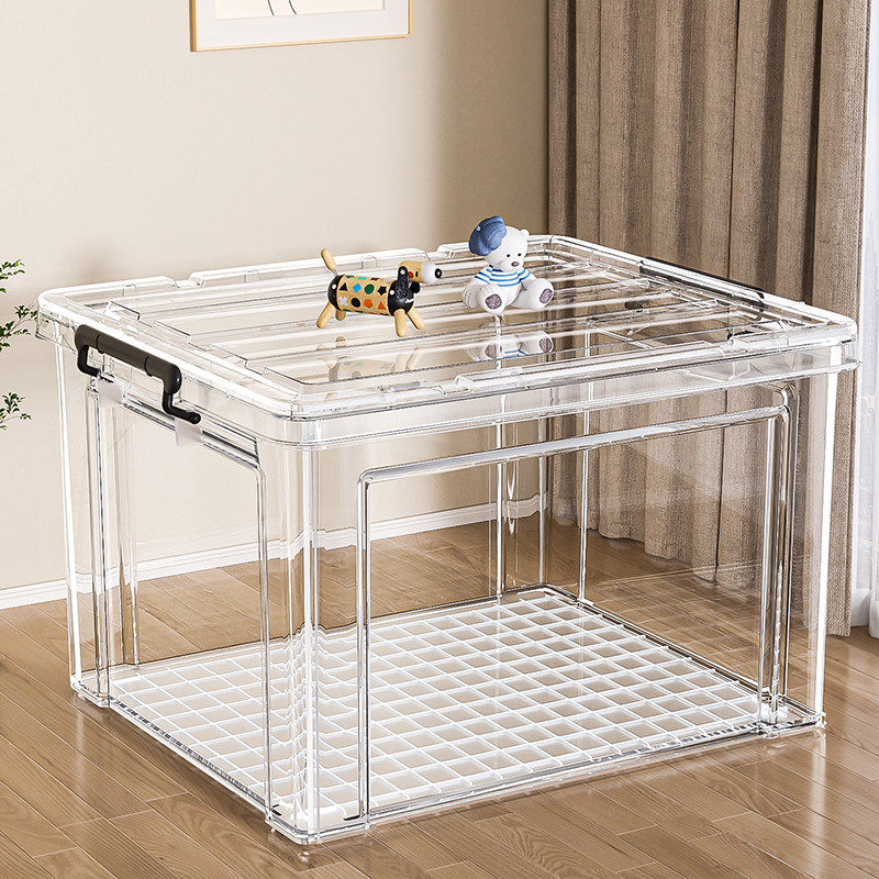 加厚透明衣服收纳箱超大容量提手衣柜衣服塑料家用箱子玩具整理盒,收纳整理,收纳箱,淘宝优惠券,粉丝福利购,淘宝优惠卷