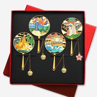 云南景点金属书签云南丽江古城玉龙雪山青旅游纪念品刻字送朋友