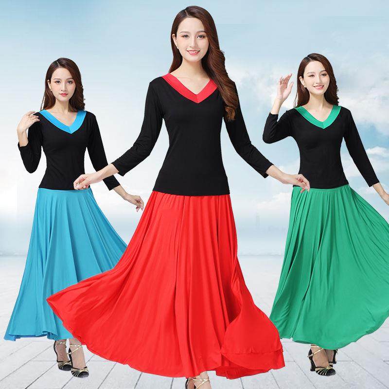 广场舞服装新款春夏长袖上衣长裙套装中老年瑜伽健身服女跳舞衣服,运动/瑜伽/健身/球迷用品,广场舞套装,淘宝优惠券,粉丝福利购,淘宝优惠卷