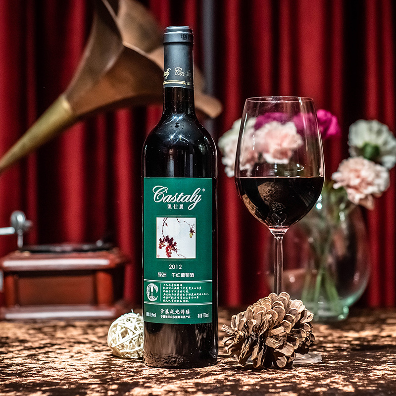 【专享】凯仕丽酒庄绿洲干型葡萄酒2012红酒750ml葡萄酒*2支