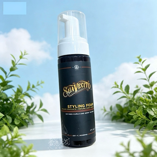 Suavecito骷髅头泡沫摩丝卷发湿润定型空气卷法式烫羊毛卷泡沫