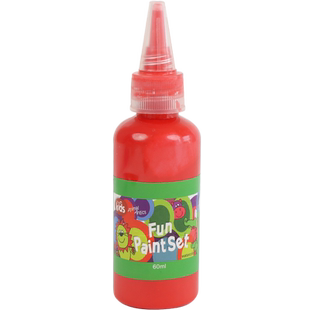 儿童水粉颜料无毒可水洗画画套装白色瓶装补充装丙烯水彩颜料12色水分染料美术生专用全套手指画石膏娃娃批发