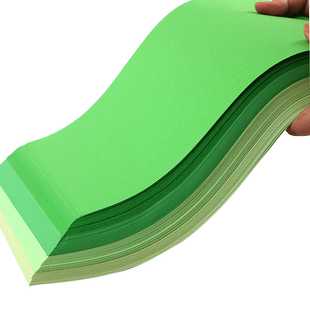 a4复印纸绿色卡纸折纸彩纸专用纸打印纸批发张薄纸折叠纸彩色儿童手工厚粉红黑色白色红色千纸鹤纸飞机玫瑰花