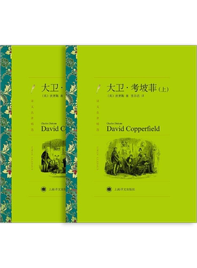 大卫考坡菲/上下 狄更斯著 张谷若译 译文名著精选 世界名著 外国文学小说书籍 外国名著经典读物 上海译文出版社 正版