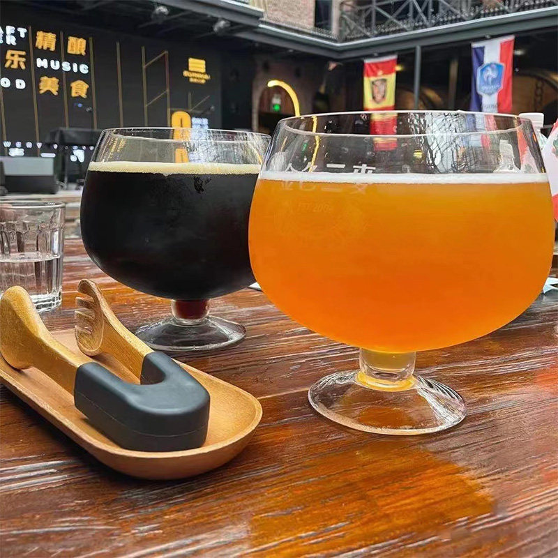白兰地酒杯红酒杯高脚玻璃杯香槟葡萄酒杯子 超大容量可定制logo图片