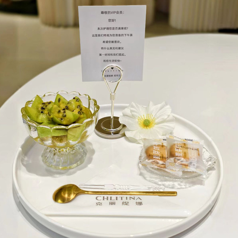 茶歇点心盘美容院酒店精致下午茶歇轻奢高颜值陶瓷水果点心盘拼盘