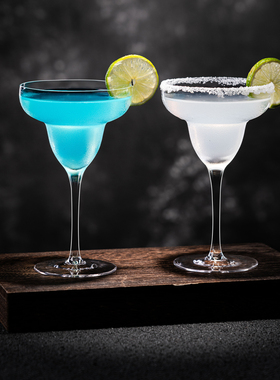 玛格丽特杯杯酒杯特调鸡尾酒杯高颜值杯子酒吧调酒杯创意高脚杯