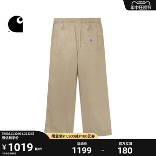 LOGO标签水洗宽版 新品 男装 Carhartt 卡哈特134M 裤 经典 春季 WIP工装