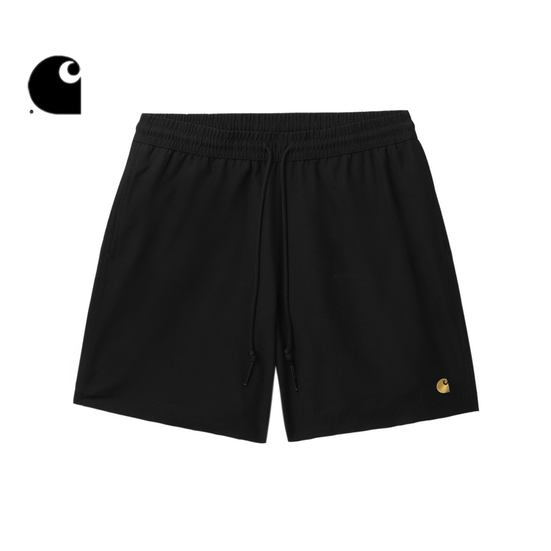 Carhartt WIP游泳短裤男装春季新品经典金色LOGO刺绣卡哈特2