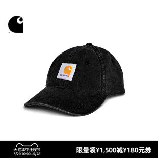 LOGO刺绣标签水洗平沿卡哈特042M 配饰经典 WIP鸭舌帽新品 Carhartt