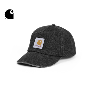 Carhartt LOGO标签石磨水洗牛仔弯沿卡哈特049L WIP鸭舌帽配饰经典