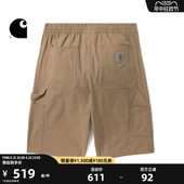 WIP工装 短裤 男装 经典 LOGO标签多口袋防撕裂布卡哈特019I Carhartt