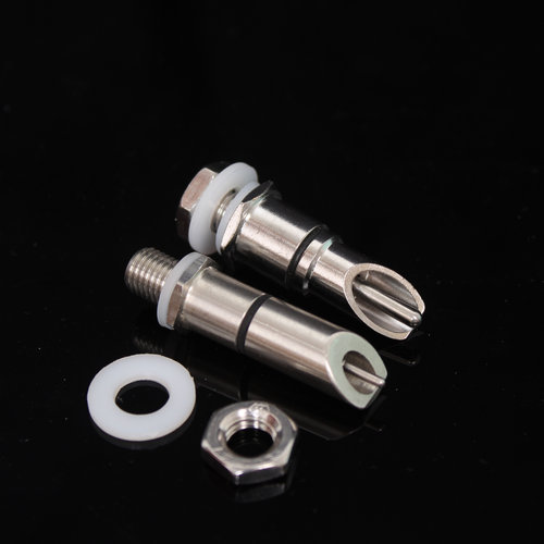 304不锈钢鹦鹉diy撞针水嘴饮水器饮水器细撞针水壶配件龙猫兔子