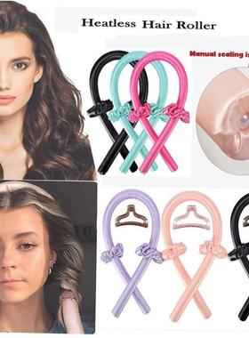 Heatless Hair Curlers Curling Iron Headband Lazy Curler Silk