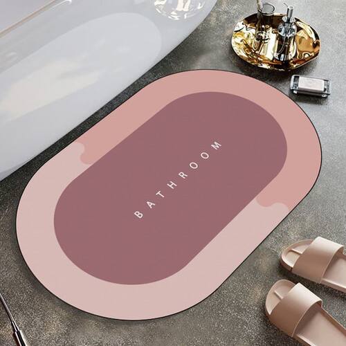 Absorbent felt bedroom entrance door mat bathroom rug carpet