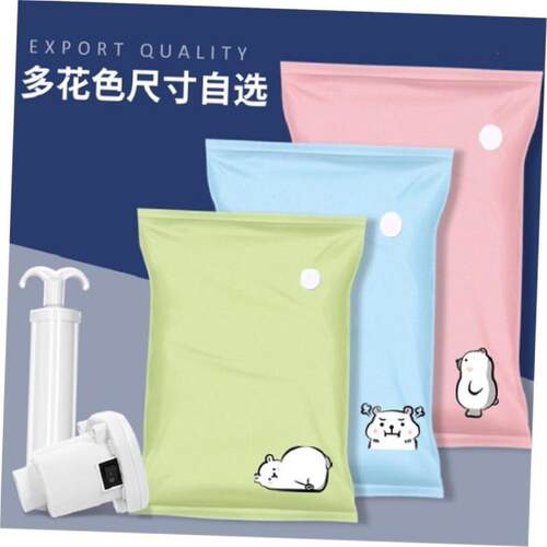 vacuum bags clothes storage plastic bag sealing pump travel1