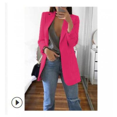 Collar cardigan, suit jacket, women's clothing