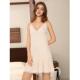 deep lace camisole cotton Women nightgown
