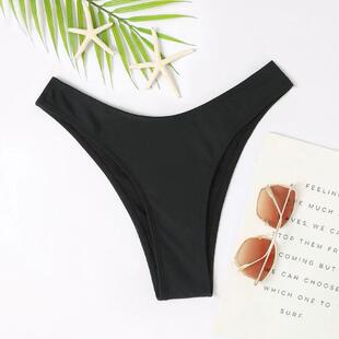 Women's swim trunks, triangle pants, low waist, seamless
