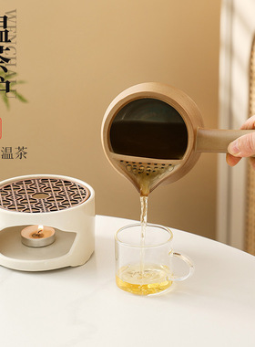 粗陶煮茶壶日式手工复古温茶壶家用养生提梁壶围炉煮茶室内家新款