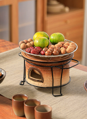 烤奶茶罐罐壶围炉煮茶壶烤火炉套装器具全套配件冬天大容量可干烧