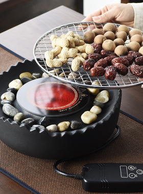 围炉茶炉煮茶家用电陶炉全套陶瓷罐罐烤奶煮茶烧水壶新款煮茶器具