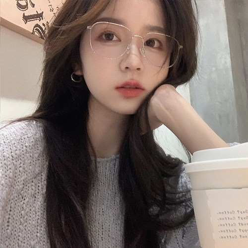 帕莎明星同款超轻纯钛近视眼镜女
