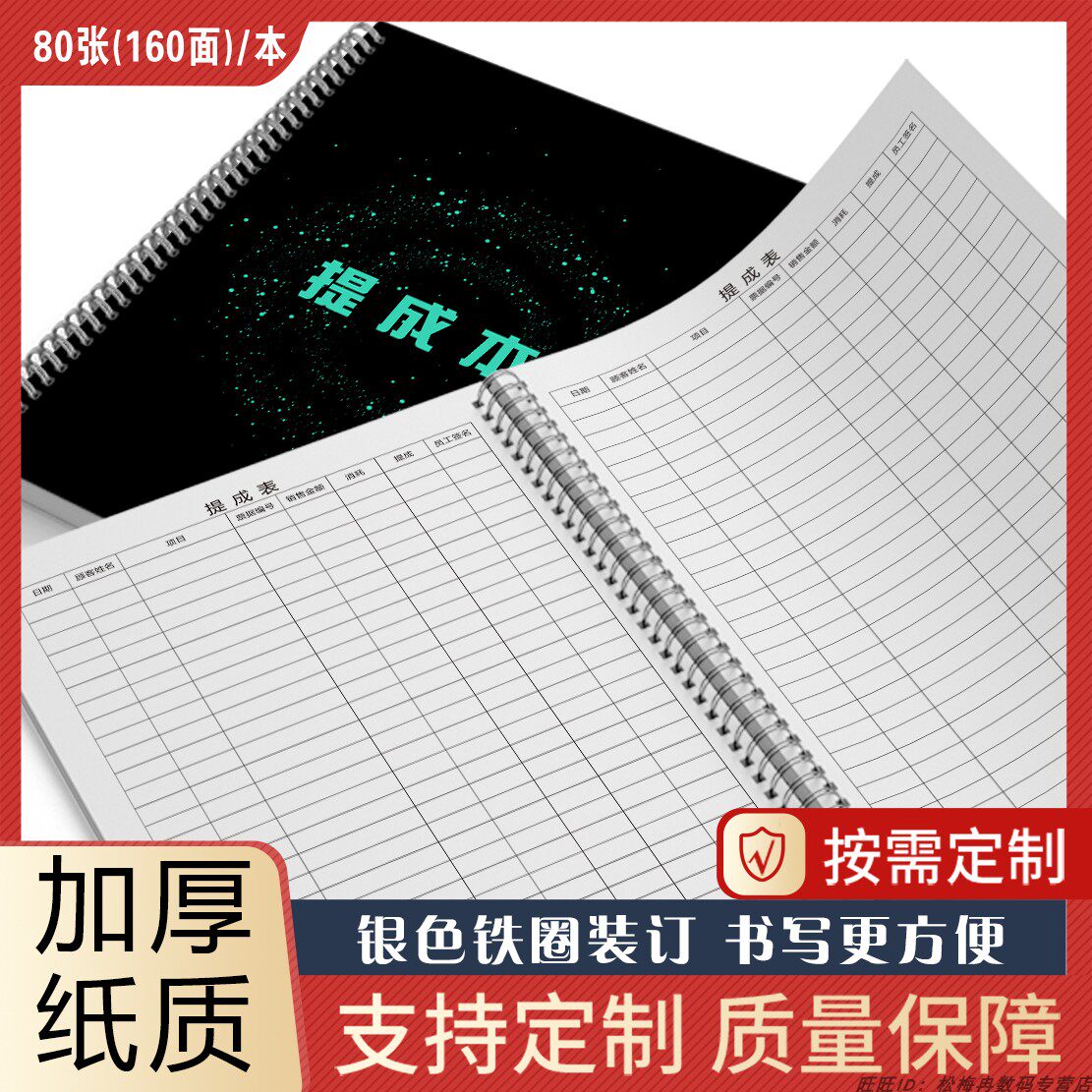 技师业绩职工核算提成本明细表