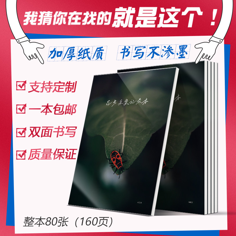 昆虫采集记录本植物采集记录本记录表标本采集记录本野外采集记录