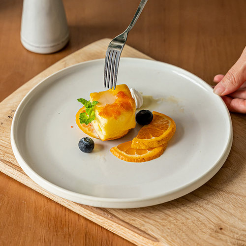 北欧风陶瓷早餐盘菜盘西餐牛排盘