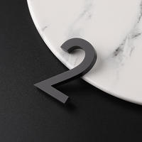 High-end 3D stereoscopic acrylic digital house number, crystal letters, English letters, creative hotel, guesthouse, apartment, room number, simple dormitory, rental room, self-adhesive door sticker signboard customization thumbnail 3