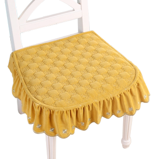 餐桌椅垫家用薄款椅子垫坐垫防滑凳子座垫布艺屁股垫透气垫子四季