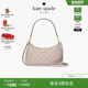 3期免息 新年礼物 kate spade Kayla 编织牛皮革单肩包