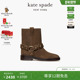 12期免息 新年礼物 kate spade老花装 饰女靴复古厚底舒适