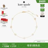 3期免息 女士蝴蝶元 kate Butterfly spade Social 素项链